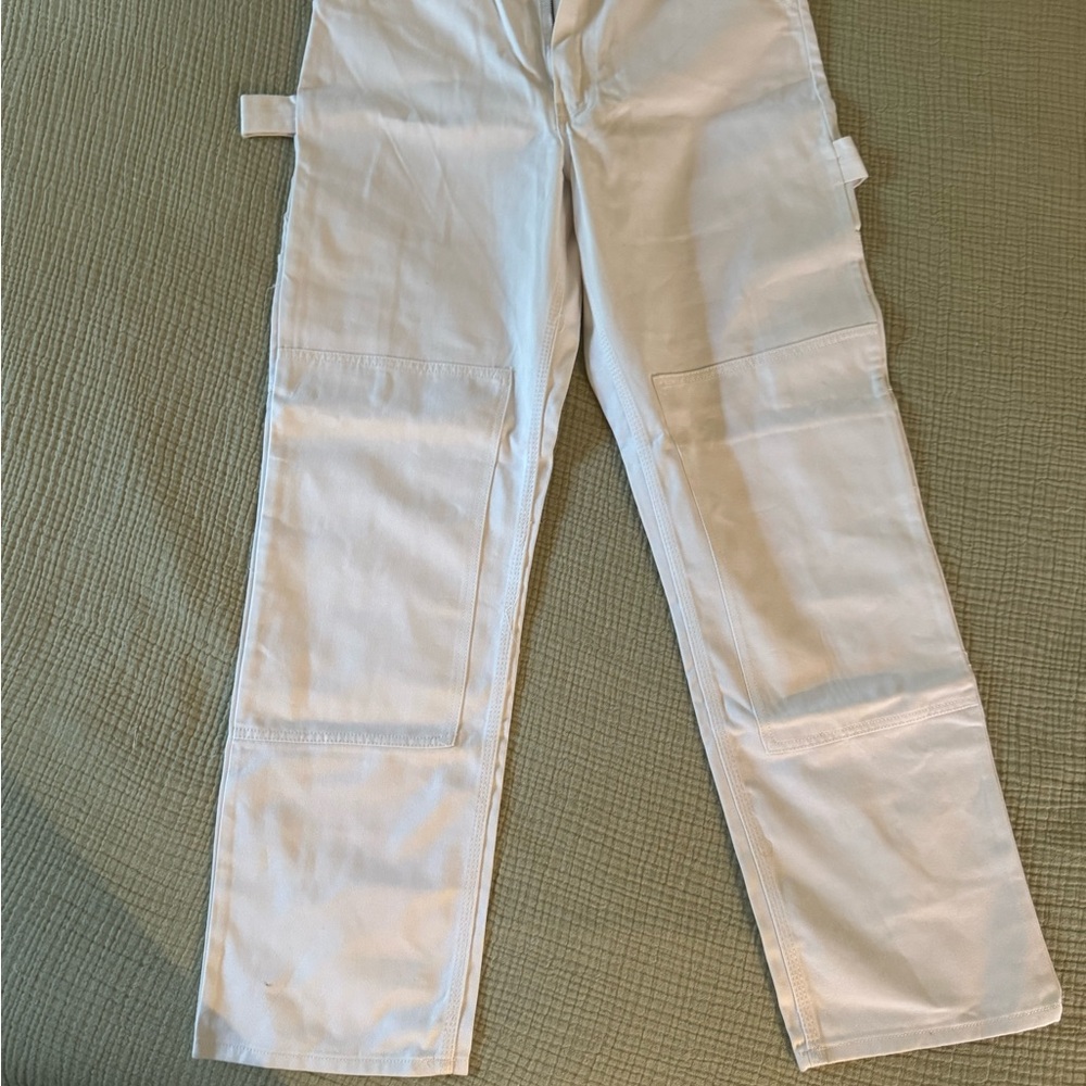 Men’s White Tradesman Utility Pants